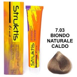 Struktis Crema Colorante 100ml - 7.03 Biondo Naturale Caldo