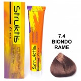 Struktis Crema Colorante 100ml - 7.4 Biondo Rame