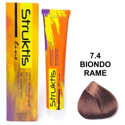 Struktis Crema Colorante 100ml - 7.4 Biondo Rame