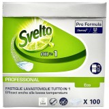 Svelto Professional - 100 Tabs Lavastoviglie - Tutto In 1 - H.A.C.C.P.