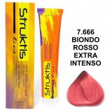Struktis Crema Colorante 100ml - 7.666 Biondo Rosso Extra Intenso