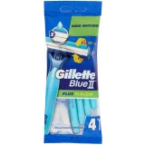 Gillette Blue Ii Plus Slalom Rasoi Radi E Getta Bilama 4pz - Testina Mobile