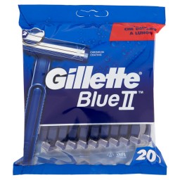 Gillette Blue Ii Rasoi Radi E Getta Bilama - 20 Pezzi