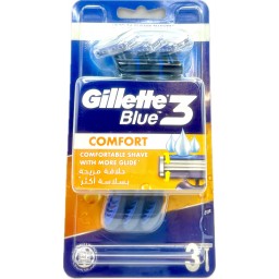 Gillette Blue 3 Rasoi Radi & Getta Trilama - 3 Pezzi - Comfort