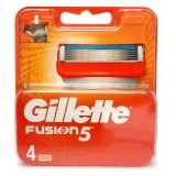 Gillette Fusion Manual 5 Lame + 1 Di Precisione - 4 Testine Ricambio