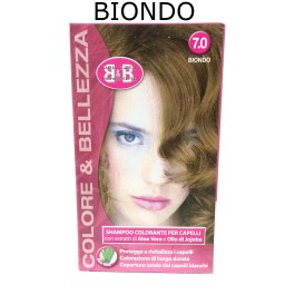 B&b Bellezza Benessere Shampoo Colorante Capelli - N. 7 Biondo