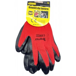 Guanti Da Lavoro In Tessuto E Antiscivolo - Resistenti - Taglia Grande L 8