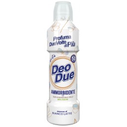Deo Due Ammorbidente Profumante 50 Lavaggi 1 Litro - Premium - Bianco Latte