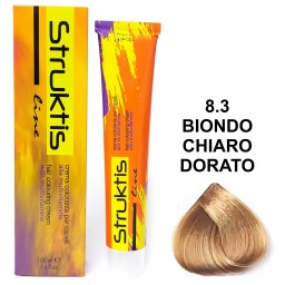 Struktis Crema Colorante 100ml - 8.3 Biondo Chiaro Dorato