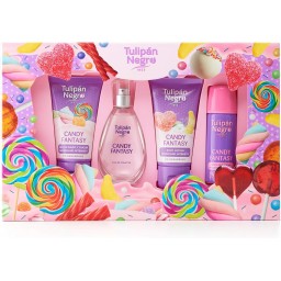 Tulipan Negro - Deo 150ml+doccia 75ml+edt 50ml+body Lot. 75ml - Candy Fantas