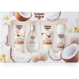 Tulipan Negro - Deo 150ml+doccia 75ml+edt 50ml+body Lot 75ml - Coco Pure Whi