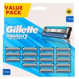 Gillette Mach3 Sport Value Pack - 17 Testine Ricambio Tripla Lama
