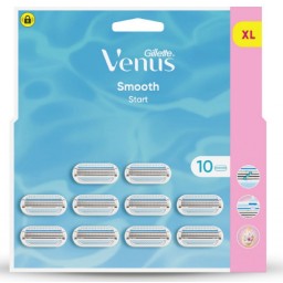 Gillette Venus Smooth Start Xl - 10 Testina Ricambio Tripla Lama
