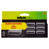 Gillette Labs 6 Testine Ricambio Per Rasoio Gillette Labs