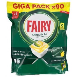 Fairy Original All In One Detersivo Per Lavastoviglie - 90 Capsule - Lemon