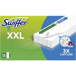 Swiffer Xxl Catturapolvere - 12 Panni - 3x Cattura Polvere Peli E Capelli
