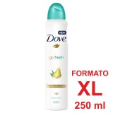 Dove Deodorante Spray Formato Xl 250ml - 48h No Alcool - Fresh Aloe E Pera