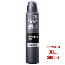 Dove Deodorante Spray Formato Xl 250ml - Men +care 48h - Invisible Dry