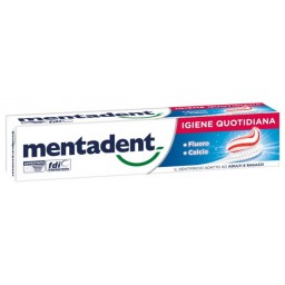 Mentadent Dentifricio - 100ml - Igiene Quotidiana - Fluoro - Calcio