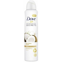 Dove Deodorante Spray Formato Xl 250ml - Nourishing Secret - Cocco