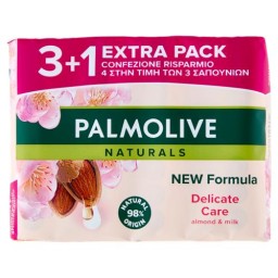 Palmolive Saponetta - 90 Grammi - 4 Pezzi - Latte Di Mandorla