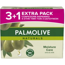 Palmolive Saponetta - 90 Grammi - 4 Pezzi - Original - Verde - Oliva