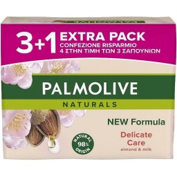 Palmolive Saponetta - 90 Grammi - 4 Pezzi - Latte Di Mandorla