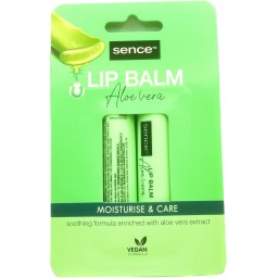 Sence Lip Balm - 2 Stick Protettivo Labbra Da 4.3g - Aloe Vera