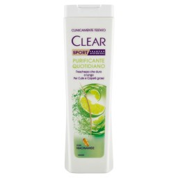 Clear Shampoo Antiforfora - 225ml - Sport - Purificante Quotidiano