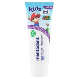 Mentadent Kids Dentifricio 75ml - Bambini 0-6 Anni - Gusto Frutta