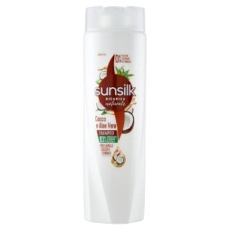 Sunsilk Shampoo 250ml - Cocco E Aloe Vera - Per Capelli Secchi E Sfibrati
