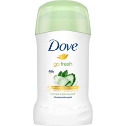 Dove Deodorante Stick 40ml - 48h No Alcool - Go Fresh - Cucumber