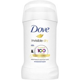 Dove Deodorante Stick 40ml - 48h No Alcool - Invisible