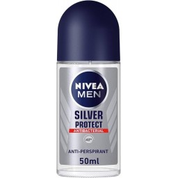 Nivea Deodorante Roll-on 50ml - For Men - 48h Antibatterico - Silver Protect