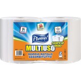 Carta Multiuso Bobine 2 Rotoli Xxl Multiuso - 1300g - Cellulosa Pura Ovatta