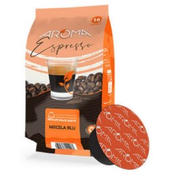 Aroma Light Caffe Espresso 16 Capsule - Miscela Blu - Nescafe' Dolce Gusto