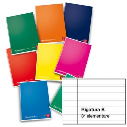 Quaderno Maxi 42pagine - Rigatura B - Copertine Assortite