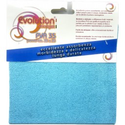 Evolution Microjet Pva35 - Panno Microfibra In Pva - 35x35cm - Celeste