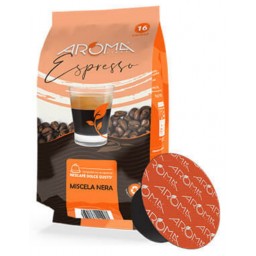 Aroma Light Caffe Espresso 16 Capsule - Miscela Nera - Nescafe' Dolce Gusto