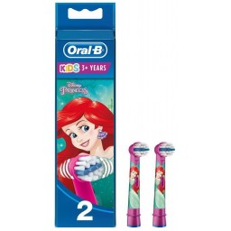 Oral-b Kids 2 Testine Ricambio Per Spazzolino Elettrico - Disney Sirenetta