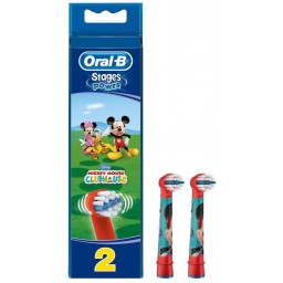Oral-b Kids 2 Testine Ricambio Per Spazzolino Elettrico - Disney Topolino